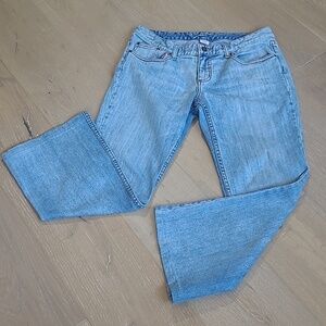 American Rag Jeans Women's sz 11 Short Mid Rise Flare Denim Jeans